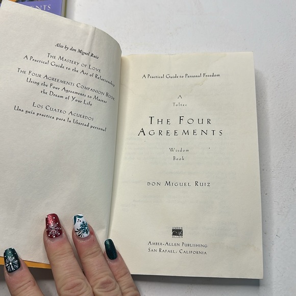 The four agreements/ four agreements companion book Don Miguel Ruiz self help - Picture 4 of 16